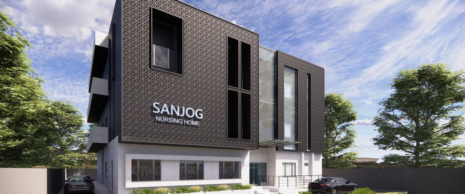 3D Front Elevation Frame